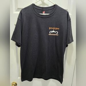 Black Graphic T-Shirt Size L CAPITAL CITY CYCLES